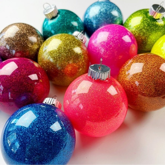 5 X 5” DIY plastic large ornaments crafts round ball - Picture 11 of 12